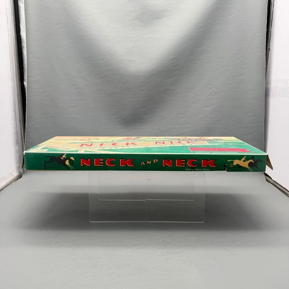 2003 Schylling Neck And Neck Steeplechase Horse Racing Board Game in Box